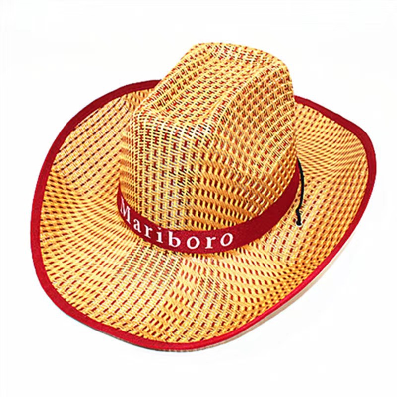 Chapeau de paille de cow-boy 