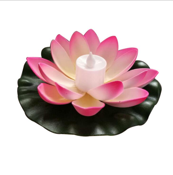 Lampe LED flottante en forme de lotus 