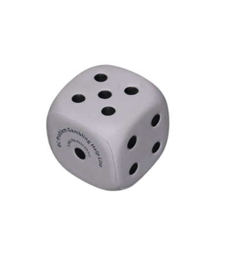 Jouet en forme de dés en mousse 