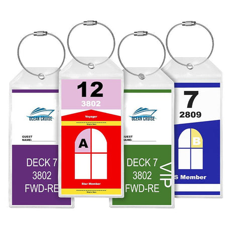 18x6 Cm Pvc Transparent Luggage Tag - Yorkn Inc✅
