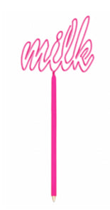 Stylo avec logo sur le dessus 