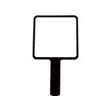 Miroir à main à pagaie 