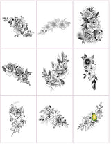 Conception de tatouage personnalisé en couleurs 