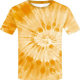 T-shirt coloré tie-dye pour jeunes 