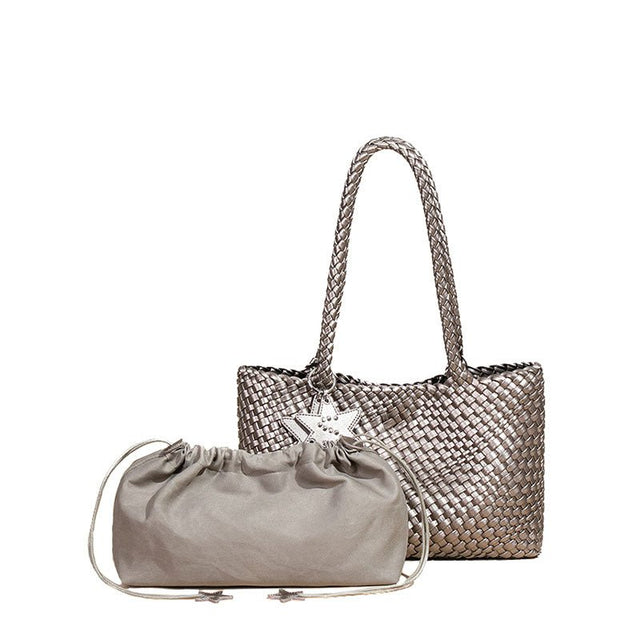 2 - in - 1 Woven Tote Bag - Yorkn Inc✅