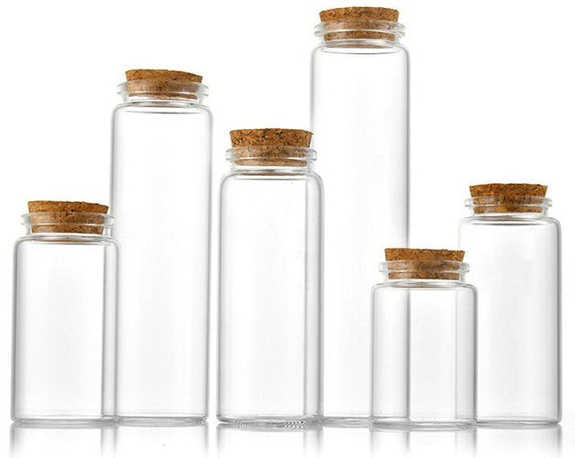 200ml Transparent Glass Bottle - Yorkn Inc✅