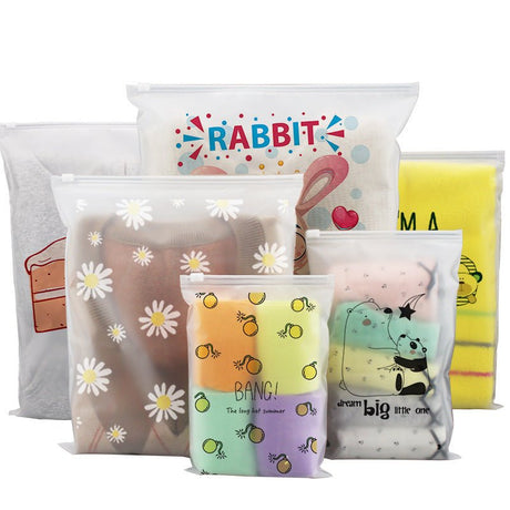 20x35cm Frosted Zipper Bag - Yorkn Inc✅