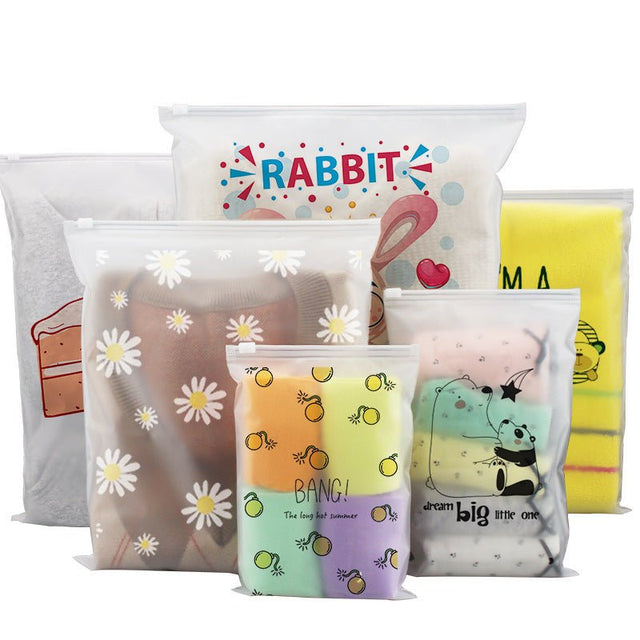 20x35cm Frosted Zipper Bag - Yorkn Inc✅