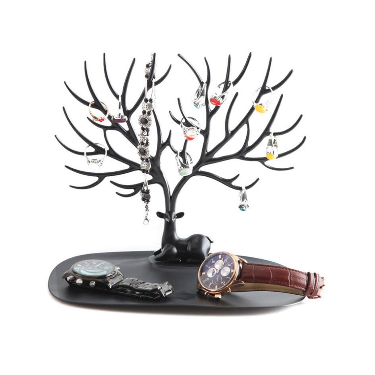 Présentoir à bijoux en forme de cerf 