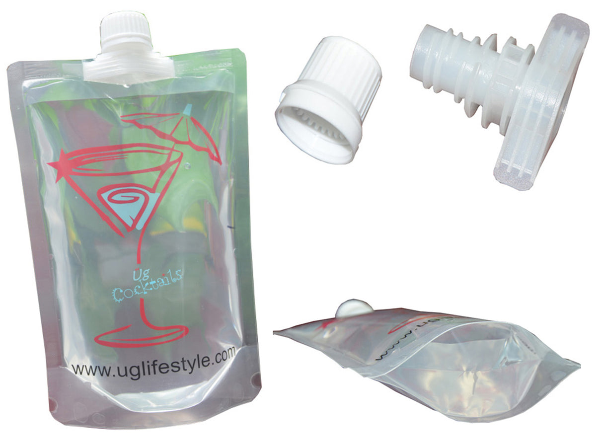 Bouteilles souples transparentes 