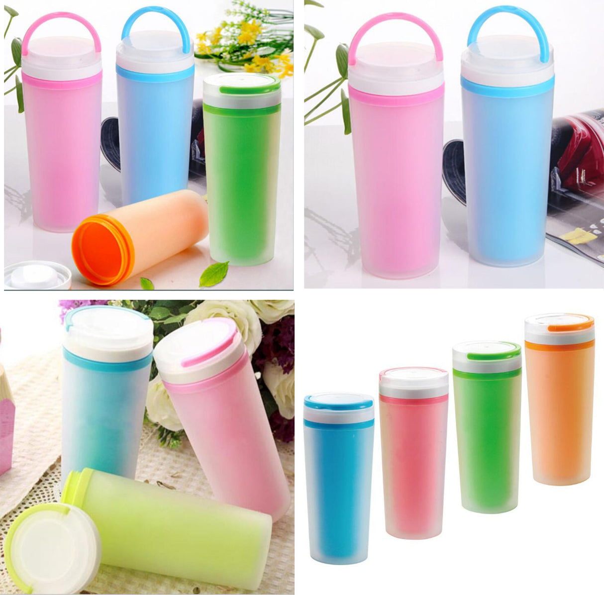 Gobelets avec couvercles 