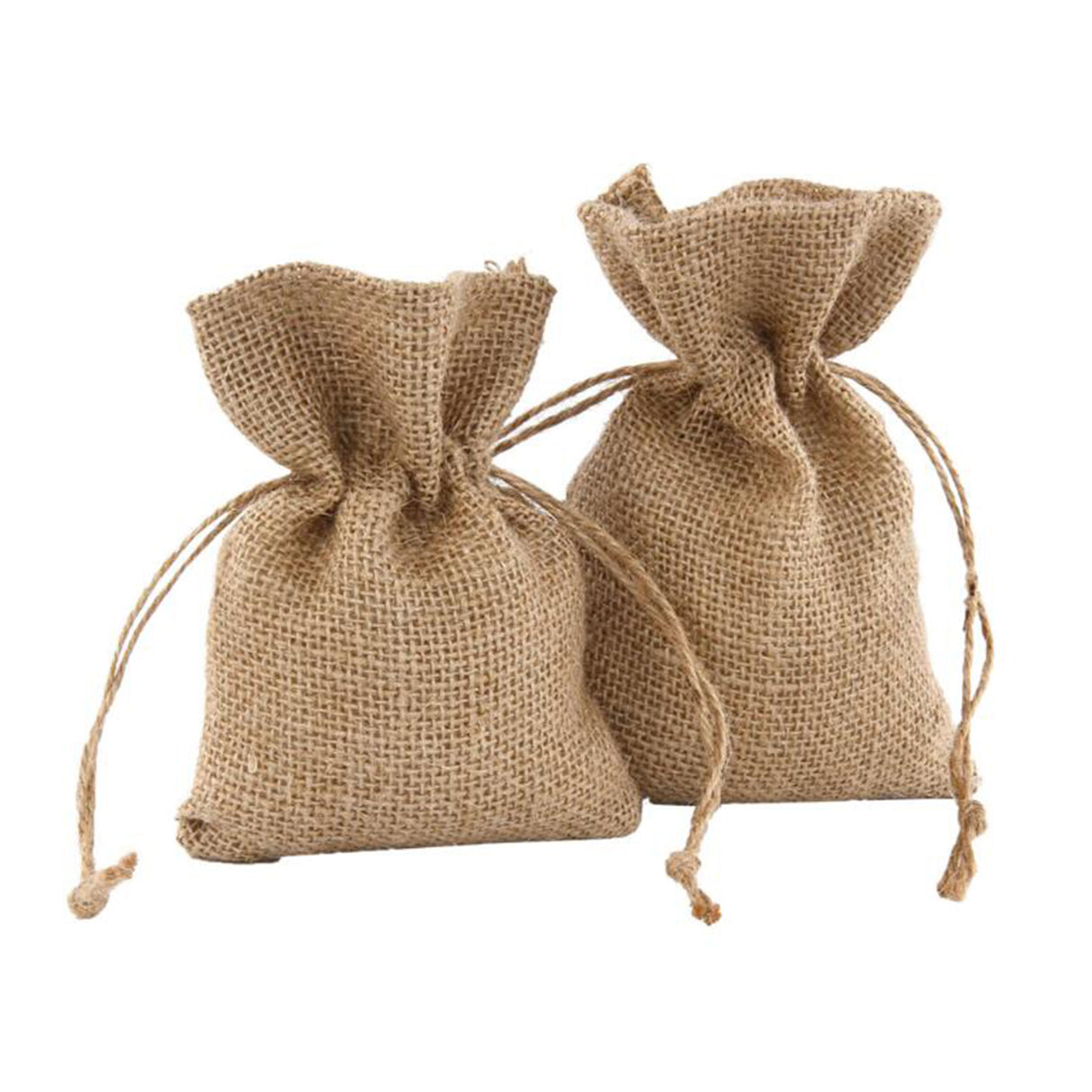 Sacs en toile de jute naturelle 