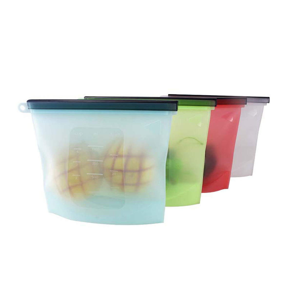 Ensemble de sacs en silicone de qualité alimentaire 