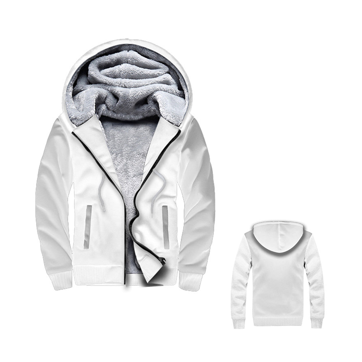 Sweat à capuche en polaire 