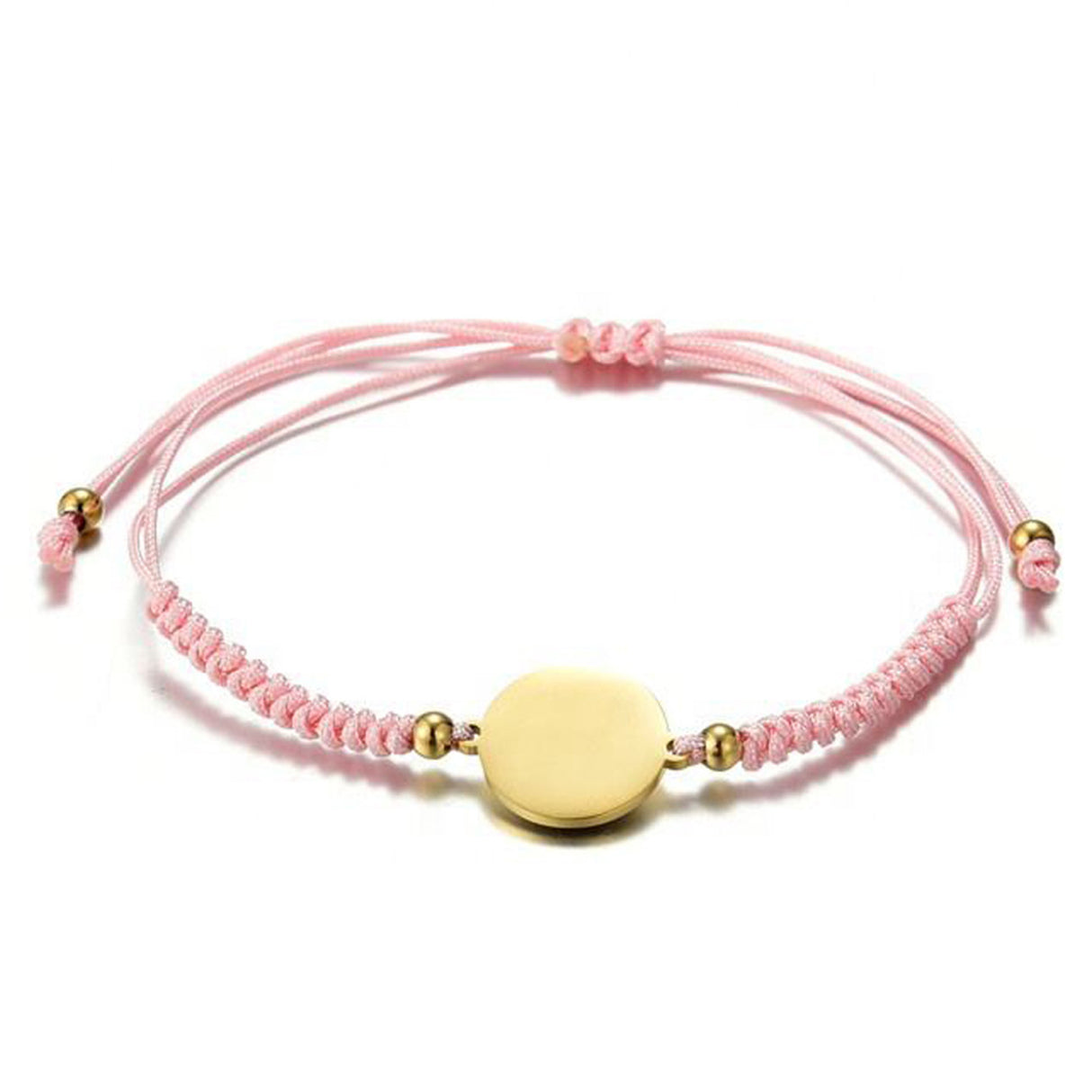 Braid Bracelet W/round Shape