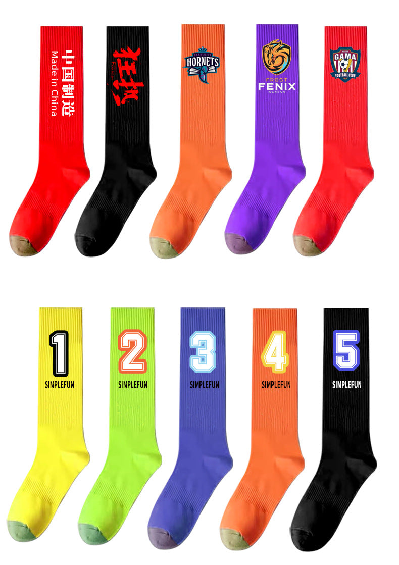 Chaussettes en coton pour athlètes 