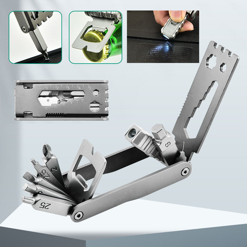 Outil de vélo 14 en 1 avec lumière 