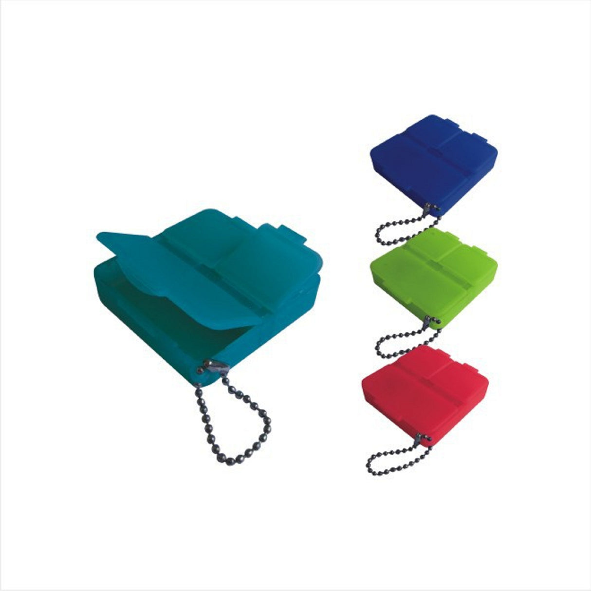 Porte-clés pilulier compact 