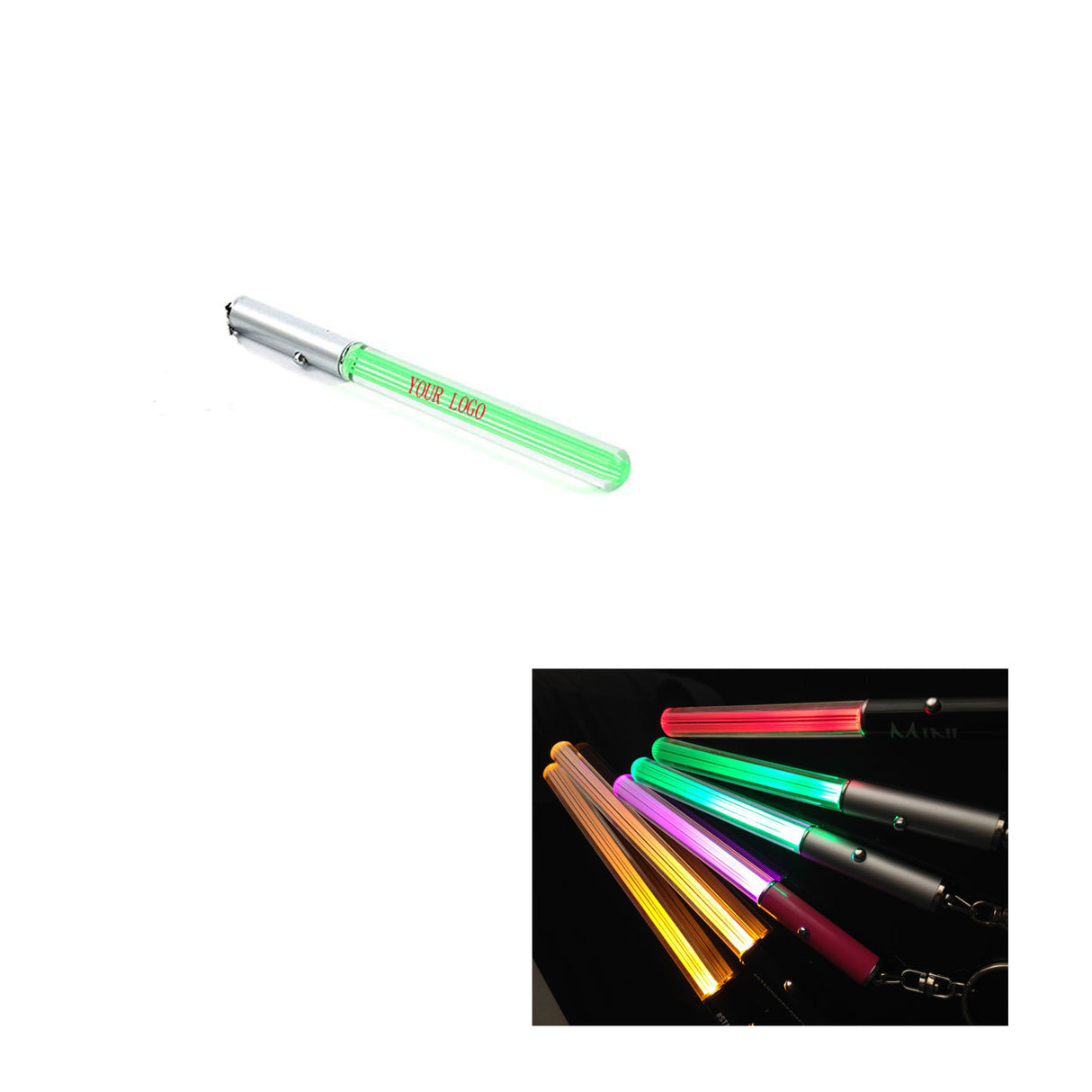 Porte-clés bâton lumineux à LED 