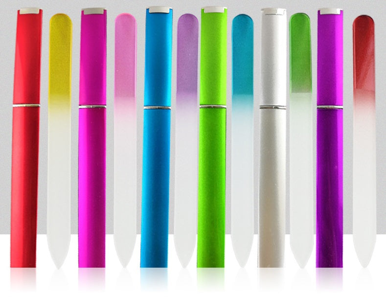 Glass Nail File With Case