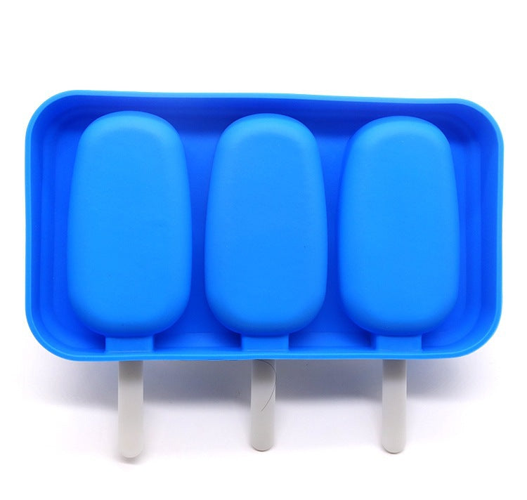 Moule à glace en silicone à 3 cavités 