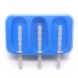 Moule à glace en silicone à 3 cavités 