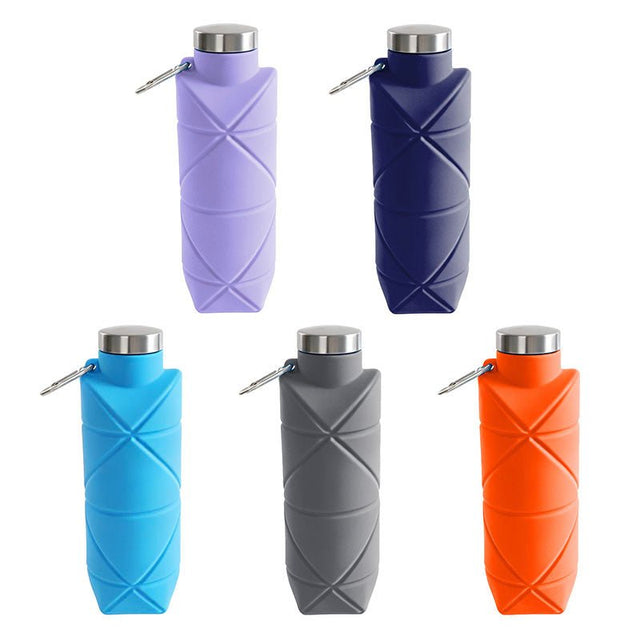 24oz Collapsible Silicone Water Bottle - Yorkn Inc✅