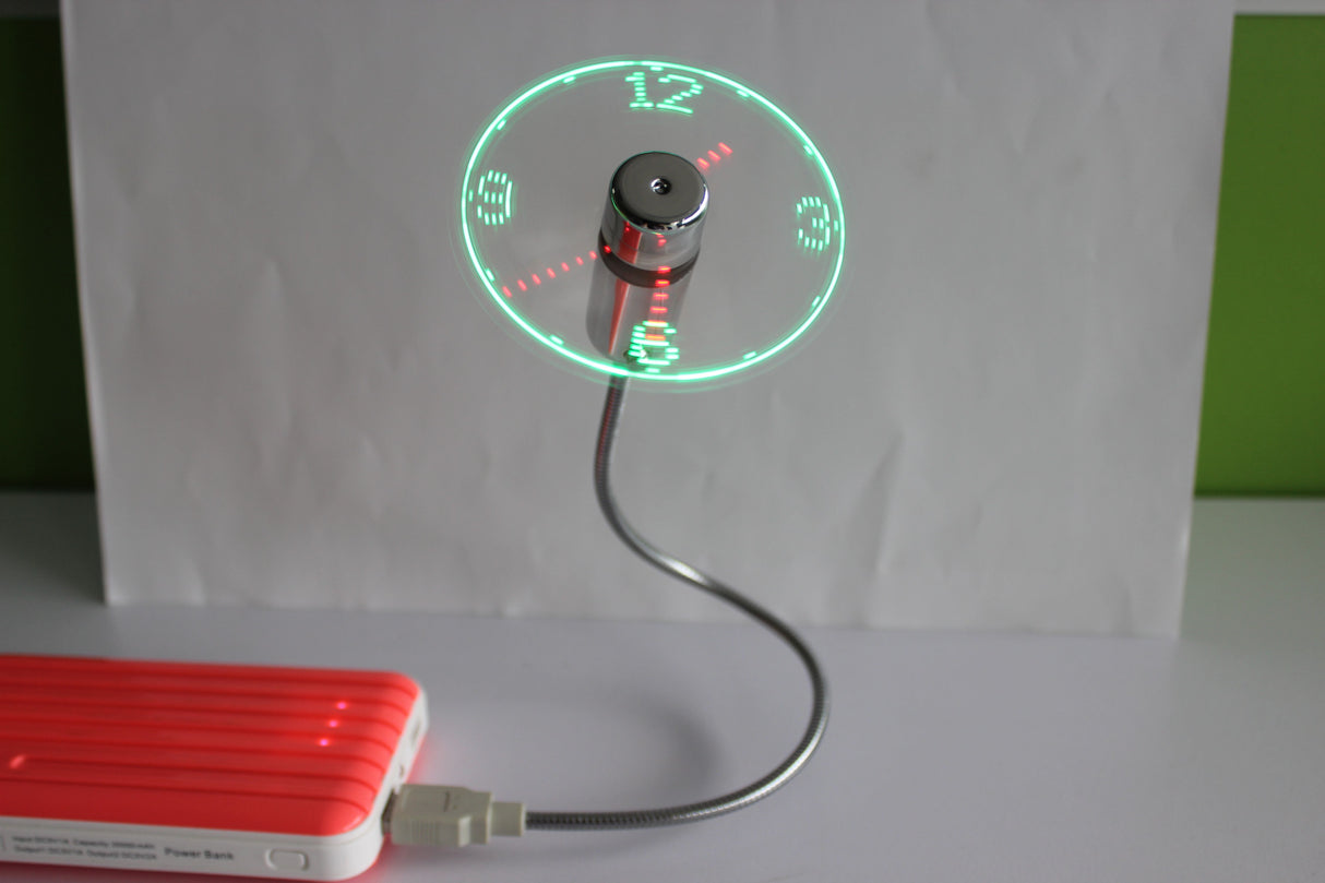 Ventilateur d'horloge USB 