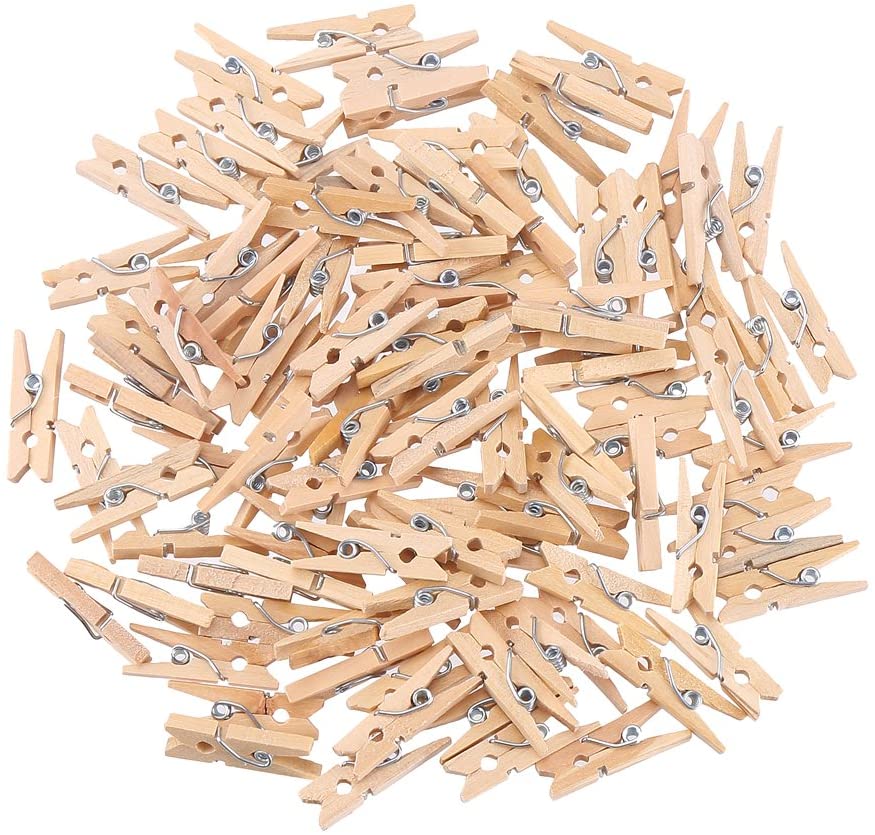2.5cm Wooden Clothespins - Yorkn Inc✅