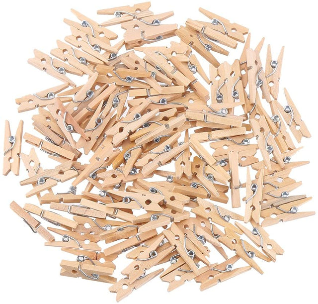 2.5cm Wooden Clothespins - Yorkn Inc✅