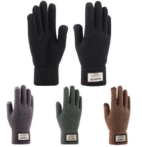 Gants tricotés d'hiver 