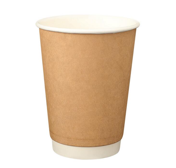 Gobelet à café en papier à double paroi de 400 ml 