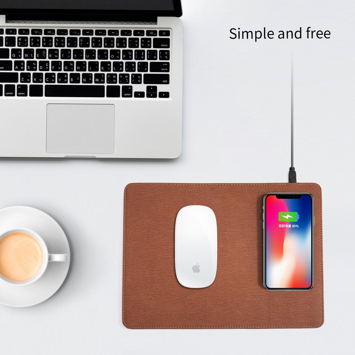 Wireless Charging Mouse Pad