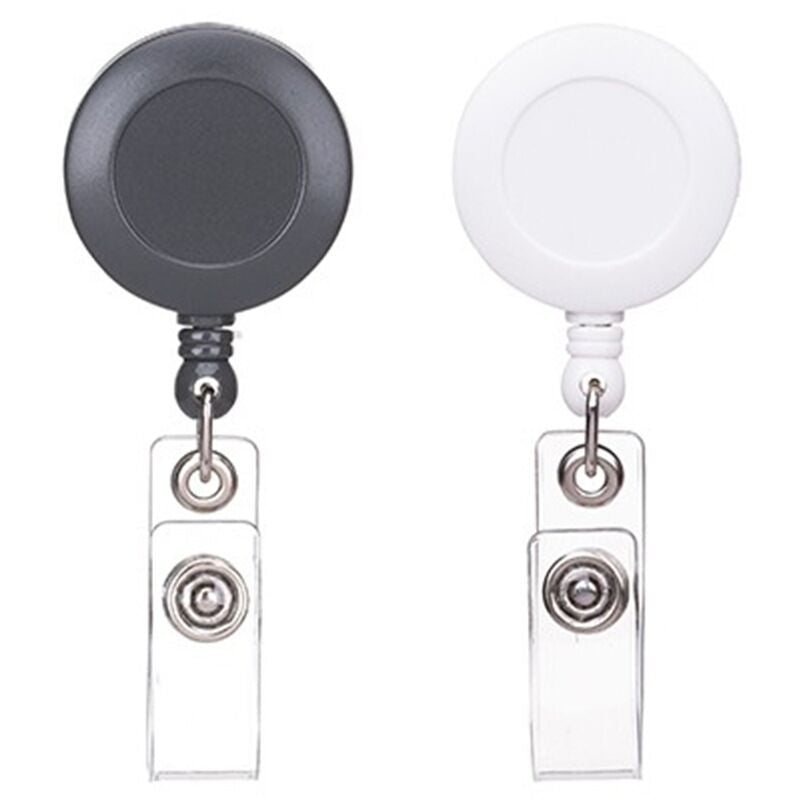 Enrouleur de badge en métal avec boucle à œillet supérieure 