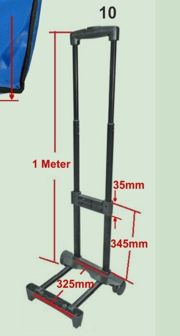 3 - stage External Telescopic Trolley - By Boat - Yorkn Inc✅