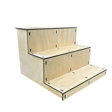 3 Tier Wooden Step Display Stand - Yorkn Inc✅