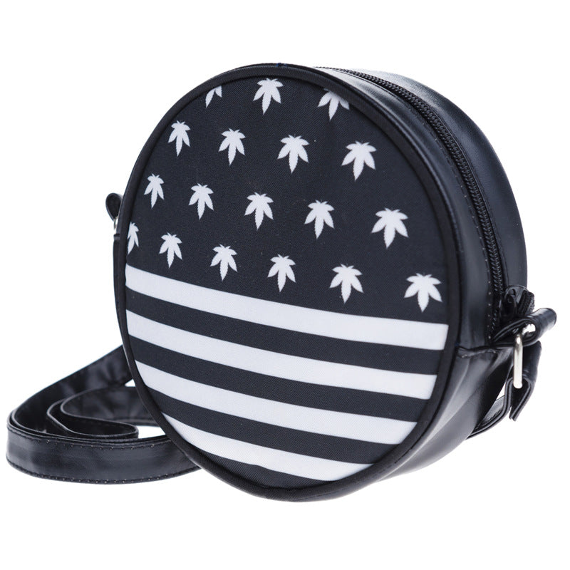 Sac messager rond à bandoulière 