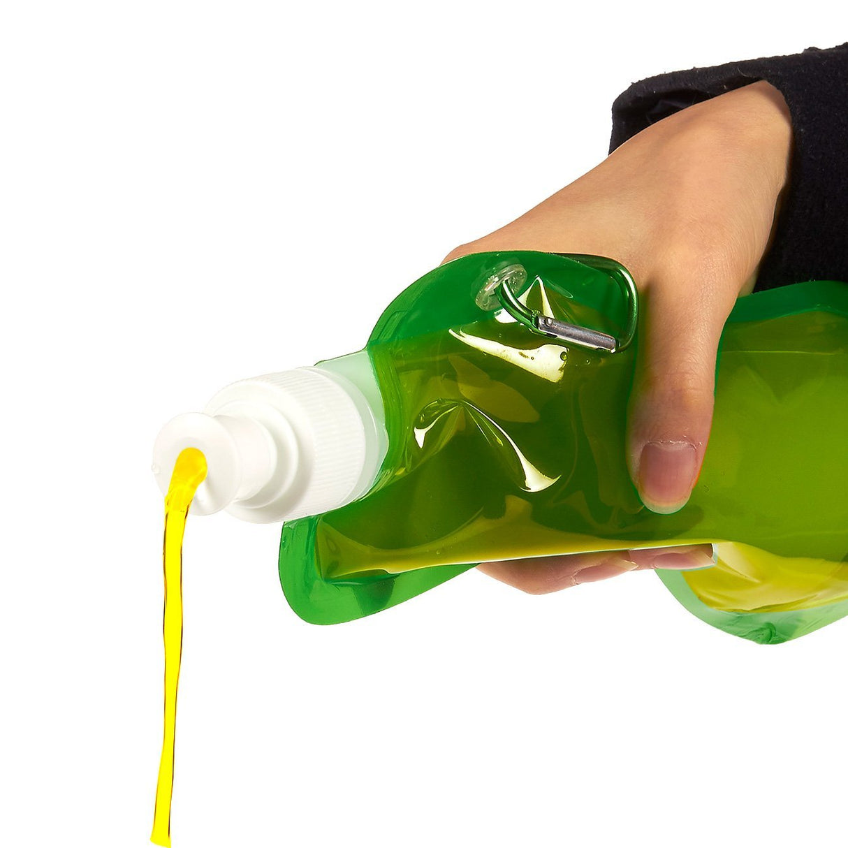 Bouteille d'eau pliable pour la randonnée 