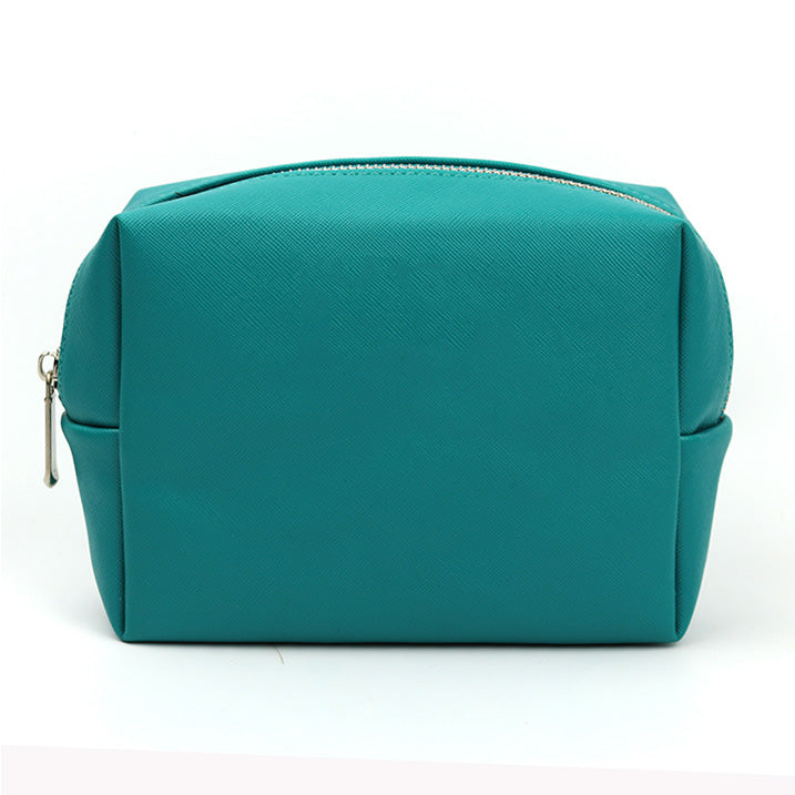 Trousse de maquillage en cuir avec organiseur de cosmétiques 