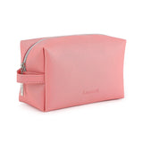 Pu Leather Makeup Bag With Handle