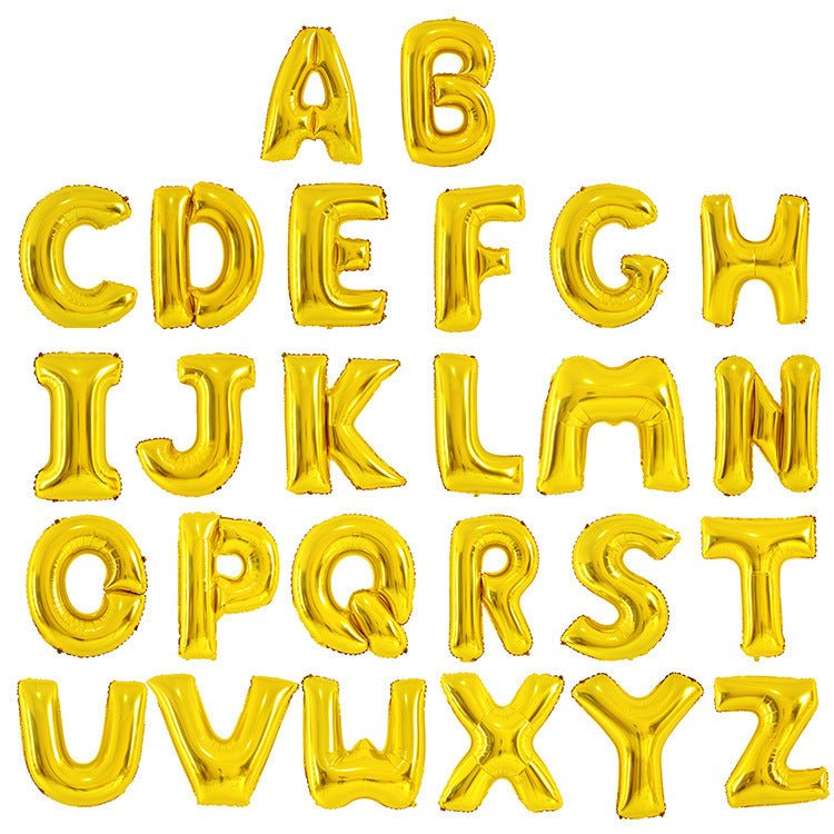32 Inch Letter Balloon - Yorkn Inc✅