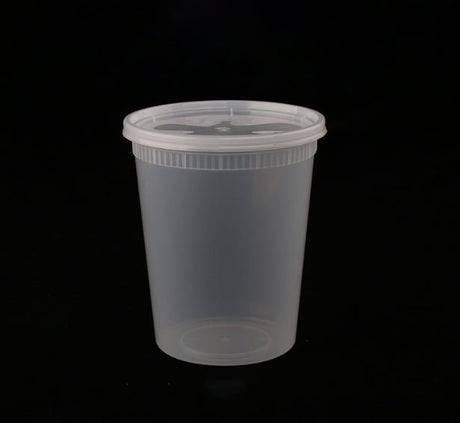 32 Oz. Plastic Disposable Food Container - Yorkn Inc✅