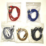 Câble de chargement de téléphone portable trois en un 