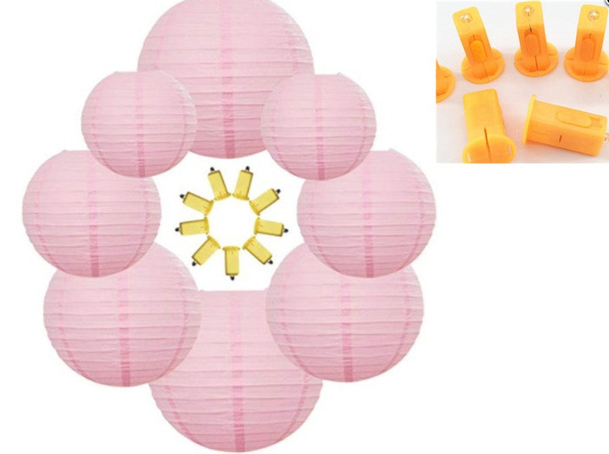 Lanterne en papier avec LED 