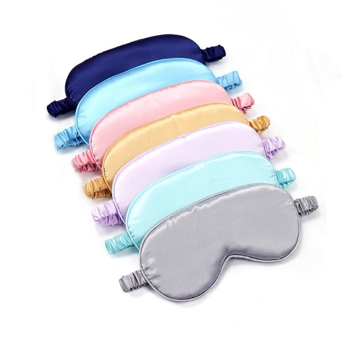 Masque de sommeil en soie artificielle 