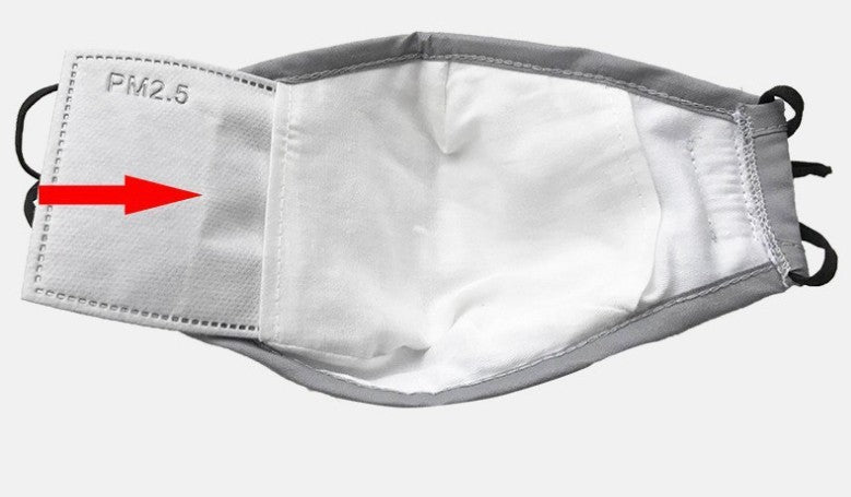 Masque en coton avec filtre 