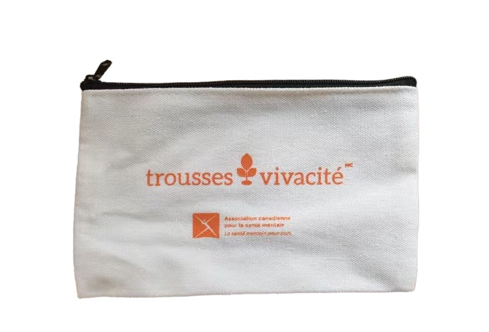 Sac en toile à fermeture éclair 