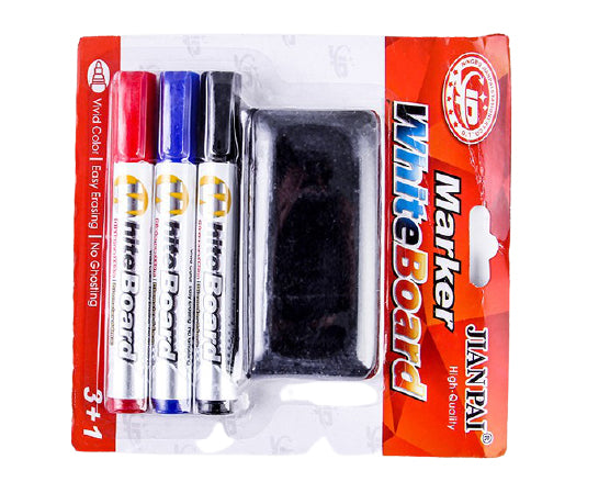 Marqueurs effaçables avec gomme 