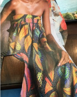 Robe en coton pour femme 