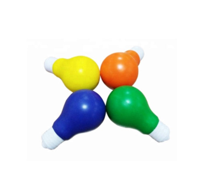 Balle anti-stress en forme d'ampoule 